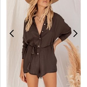 Run with it belted romper